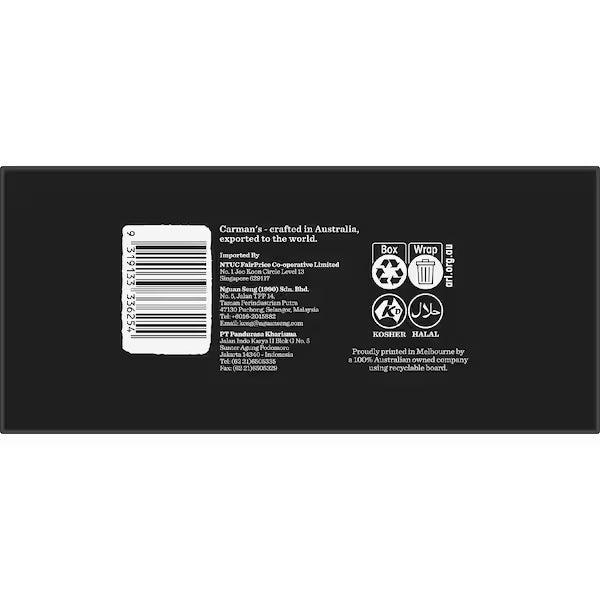 Carman's Protein Bars Double Dark Choc with Belgian Chocolate