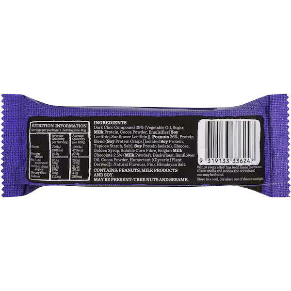 Carman's Protein Bars Double Dark Choc with Belgian Chocolate