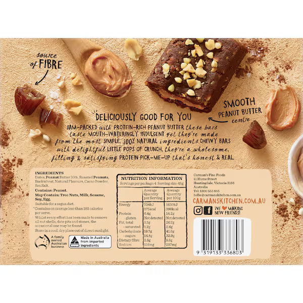 Carman's Protein Bars Peanut Butter