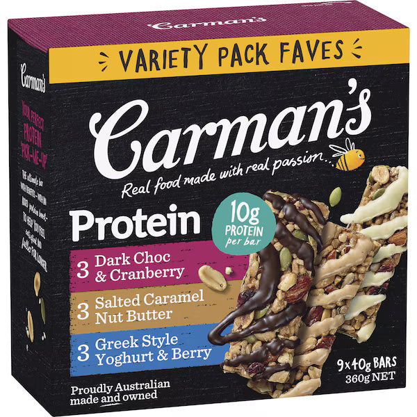 Carman's Protein Bars Variety