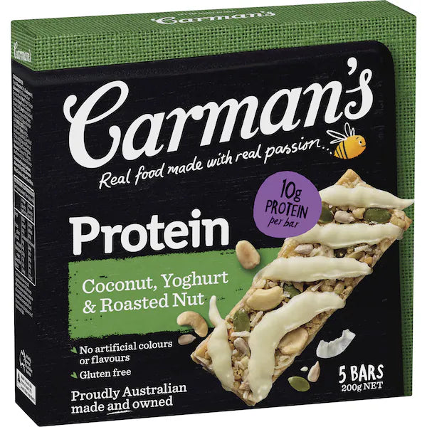 Carman's Protein Bars Coconut, Yoghurt & Roasted Nut