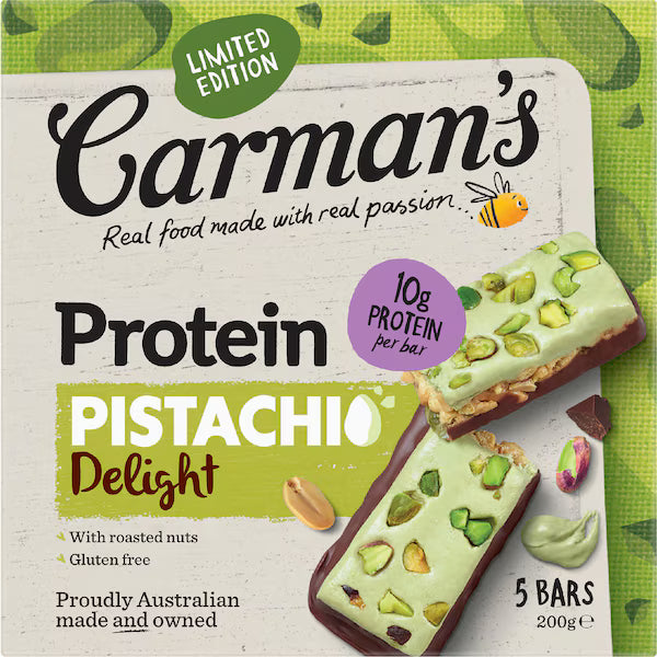 Carman's Protein Pistachio Delight Bars