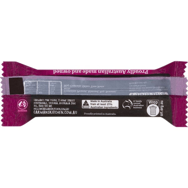 Carman's Protein Bars Dark Choc & Cranberry