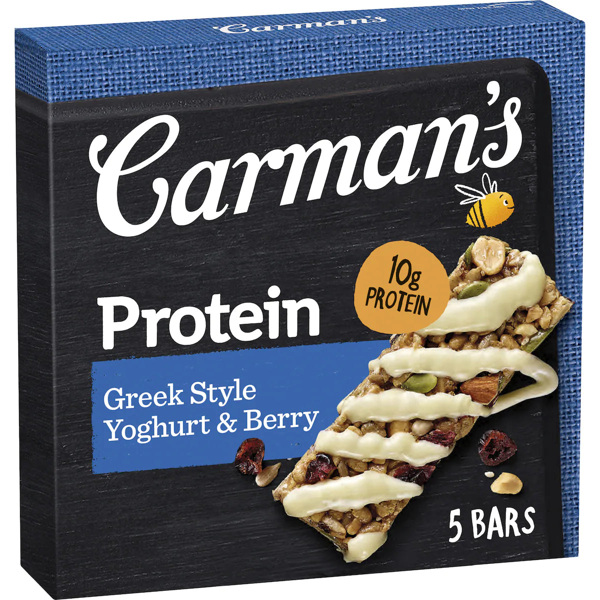 Carman's Protein Bars Greek Style Yoghurt & Berry
