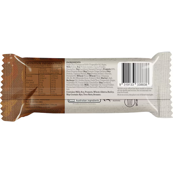Carman's Protein Nut Bars Dark Chocolate Pretzel