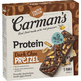 Carman's Protein Nut Bars Dark Chocolate Pretzel